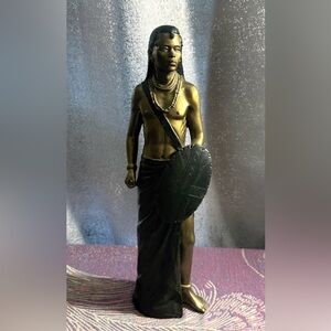 African Warrior 16 inch statue